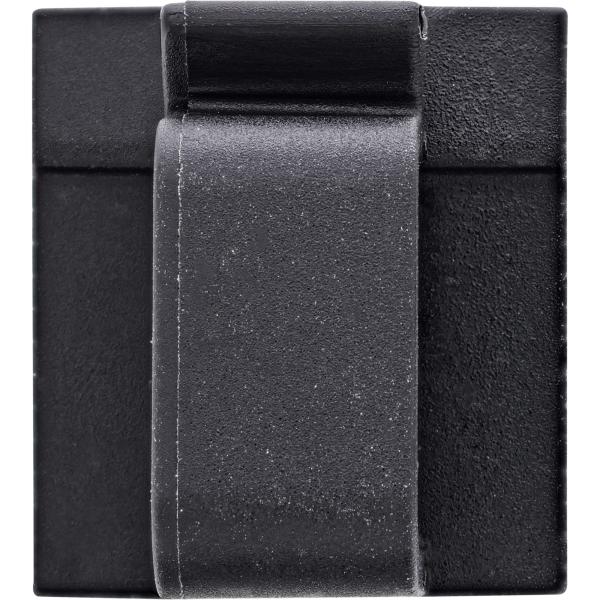 100er Pack InLine® Kabelmanager Klebesockel XL, Nylon, 3M-Klebepad, schwarz