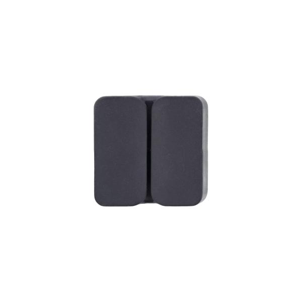 10er Pack InLine® Kabelclip, 1-fach, selbstklebend, schwarz