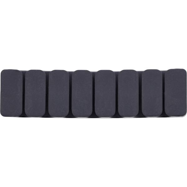 5er Pack InLine® Kabelclip, 7-fach, selbstklebend, schwarz