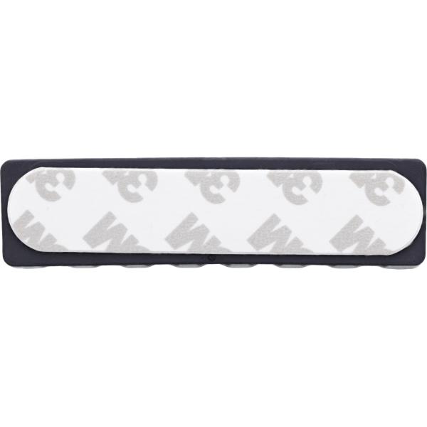 5er Pack InLine® Kabelclip, 7-fach, selbstklebend, schwarz