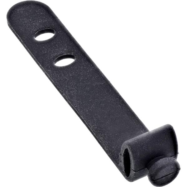 10er Pack InLine® Kabelbinder Silikon, wiederverschließbar, 65x10mm, schwarz