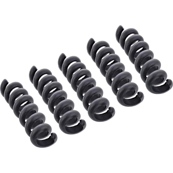 5er Pack InLine® Kabelspirale, Kabelmanager 1-fach, 65x30mm, schwarz