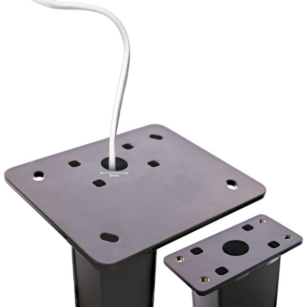 InLine® Universal Wallbox-Standfuß mit EV-Ladekabel Halterung, schwarz