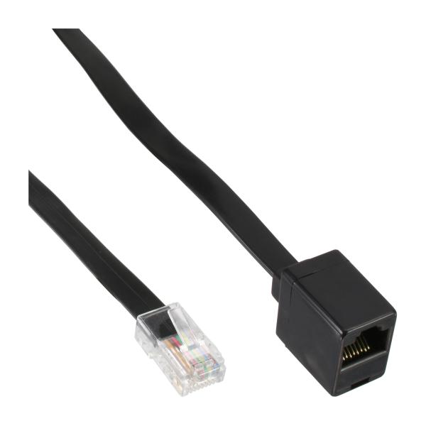 InLine® ISDN-Verlängerung, RJ45 (8P8C) Stecker / Buchse, 6m
