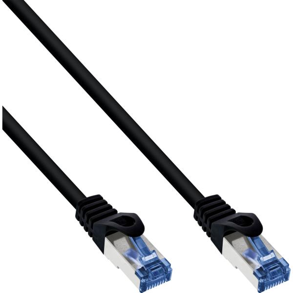 InLine® Patchkabel, Cat.6A, S/FTP, PUR industrial, schwarz