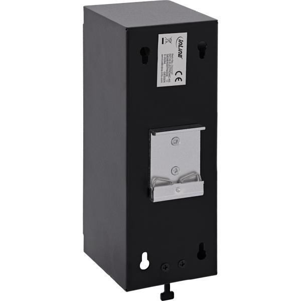 InLine® Verteilerkasten 9-Port Cat.6A Wand-/Hutschiene inkl. Keystone-Module