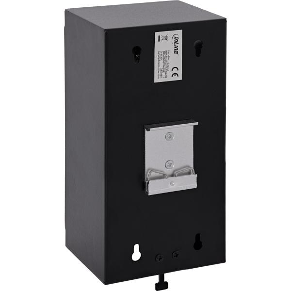 InLine® Verteilerkasten 12-Port Cat.6A Wand-/Hutschiene inkl. Keystone-Module