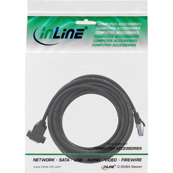 InLine® Patchkabel Verlängerung, S/FTP (PiMf), Cat.6A, halogenfrei, Kupfer