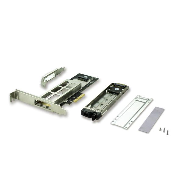 FANTEC NVMe PCIe TR-1, M.2 NVMe PCIe Adapter Karte