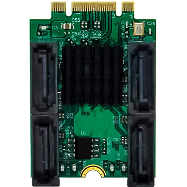 InLine® Schnittstellenkarte M.2 Key B+M zu 4x SATA Stecker, RAID, HyperDuo
