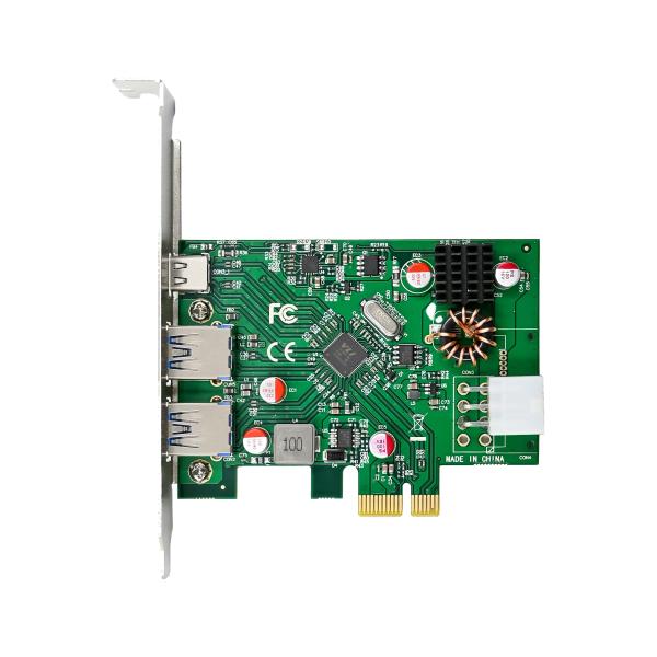 InLine® Schnittstellenkarte, 2x USB-A, 1x USB-C 3.2 Gen.1, PCIe, PD3.0, mit 6pol