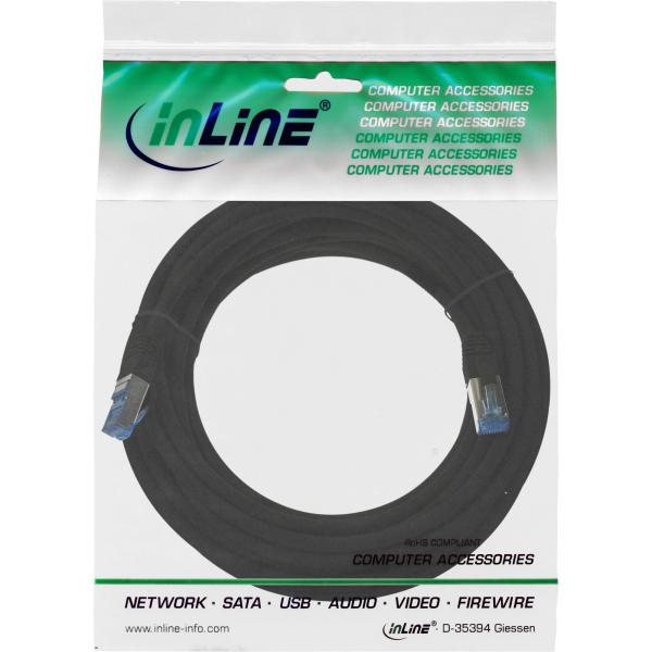 InLine® Patchkabel, S/FTP (PiMf), Cat.6A, halogenfrei