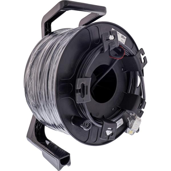 InLine® Netzwerk-Kabeltrommel Outdoor, Cat.6A RJ45 HARTING