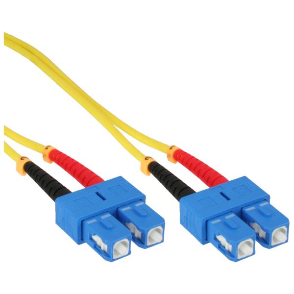 InLine® LWL Duplex Kabel, SC/SC, 9/125µm, OS2