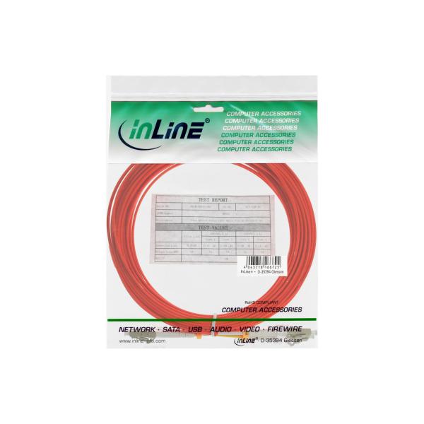 InLine® LWL Duplex Kabel, LC/LC, 50/125µm, OM2