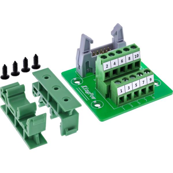 InLine® IDC 10 Buchse an Terminalblock, 5-polig, auf Platine