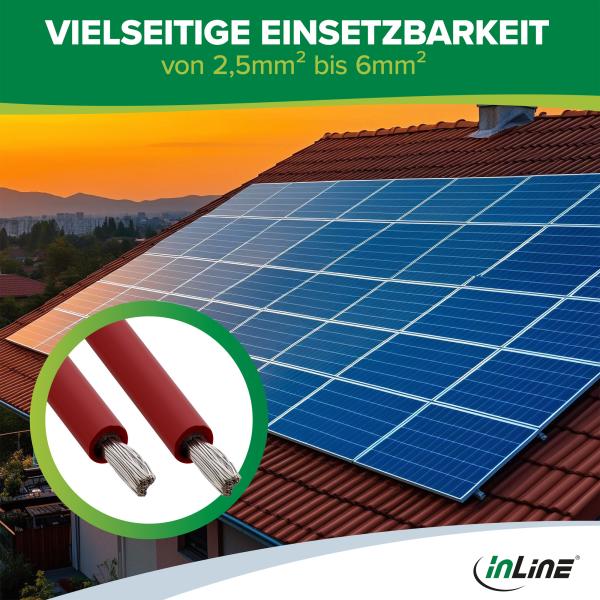 InLine® Crimpzange für Solar Photovoltaik (PV4, MC4) Steckverbinder