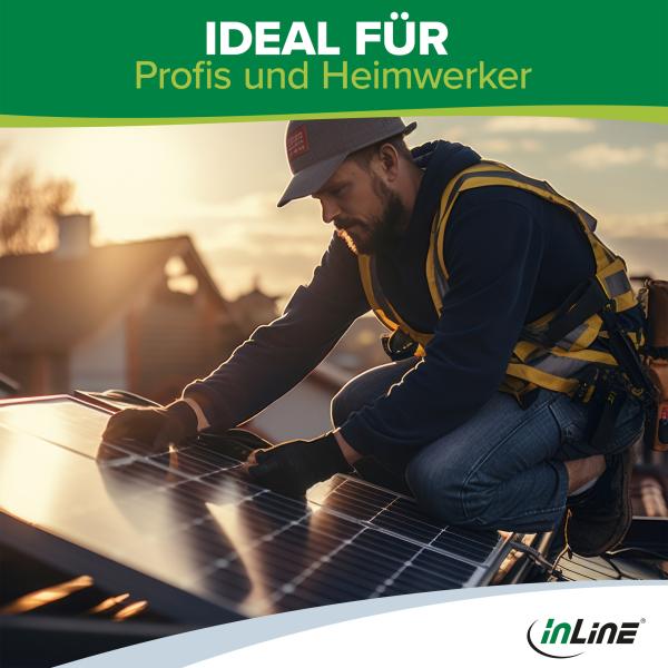 InLine® Crimpzange für Solar Photovoltaik (PV4, MC4) Steckverbinder